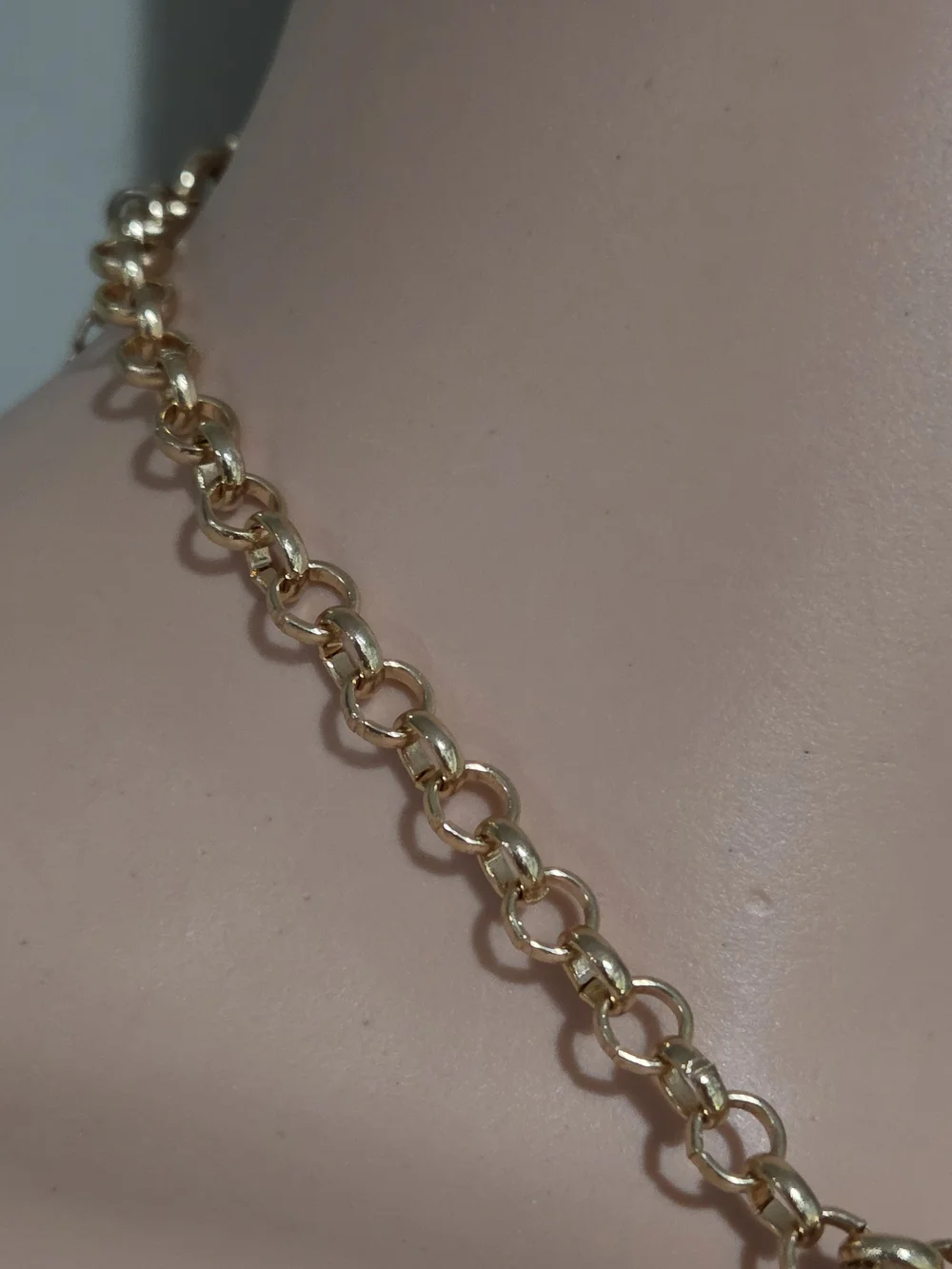 Betsey Johnson Nautical Anchor Charm Layered Gold Tone  Necklace